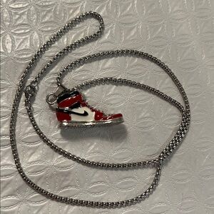 Jordan 1 necklace pendant and chain
